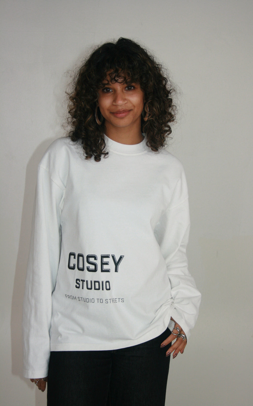 Cosey Longsleeve wit