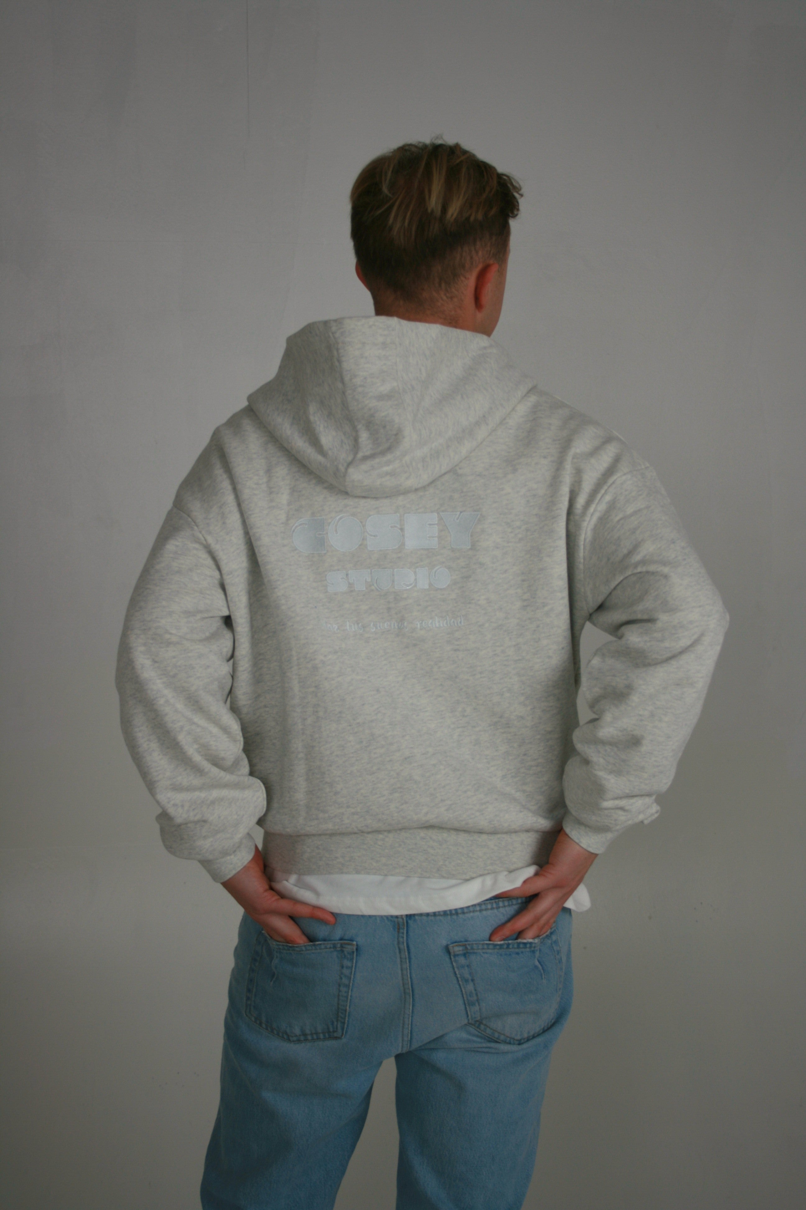 Cosey Zip-hoodie grijs